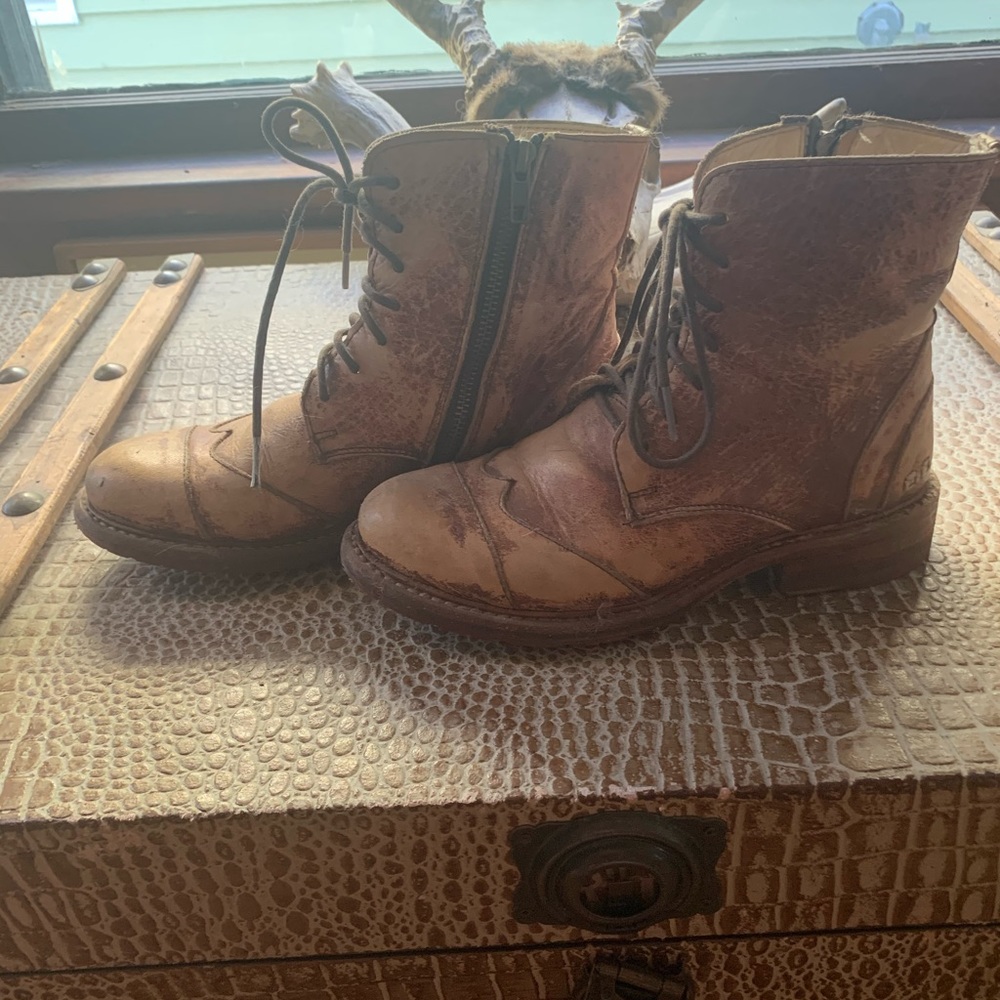 Bed Stu side zip booties